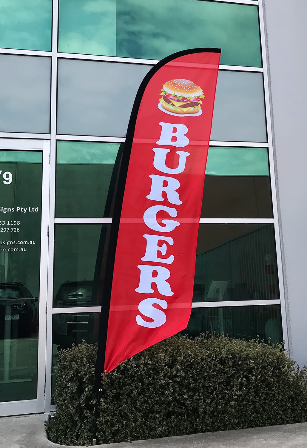 burgers flags